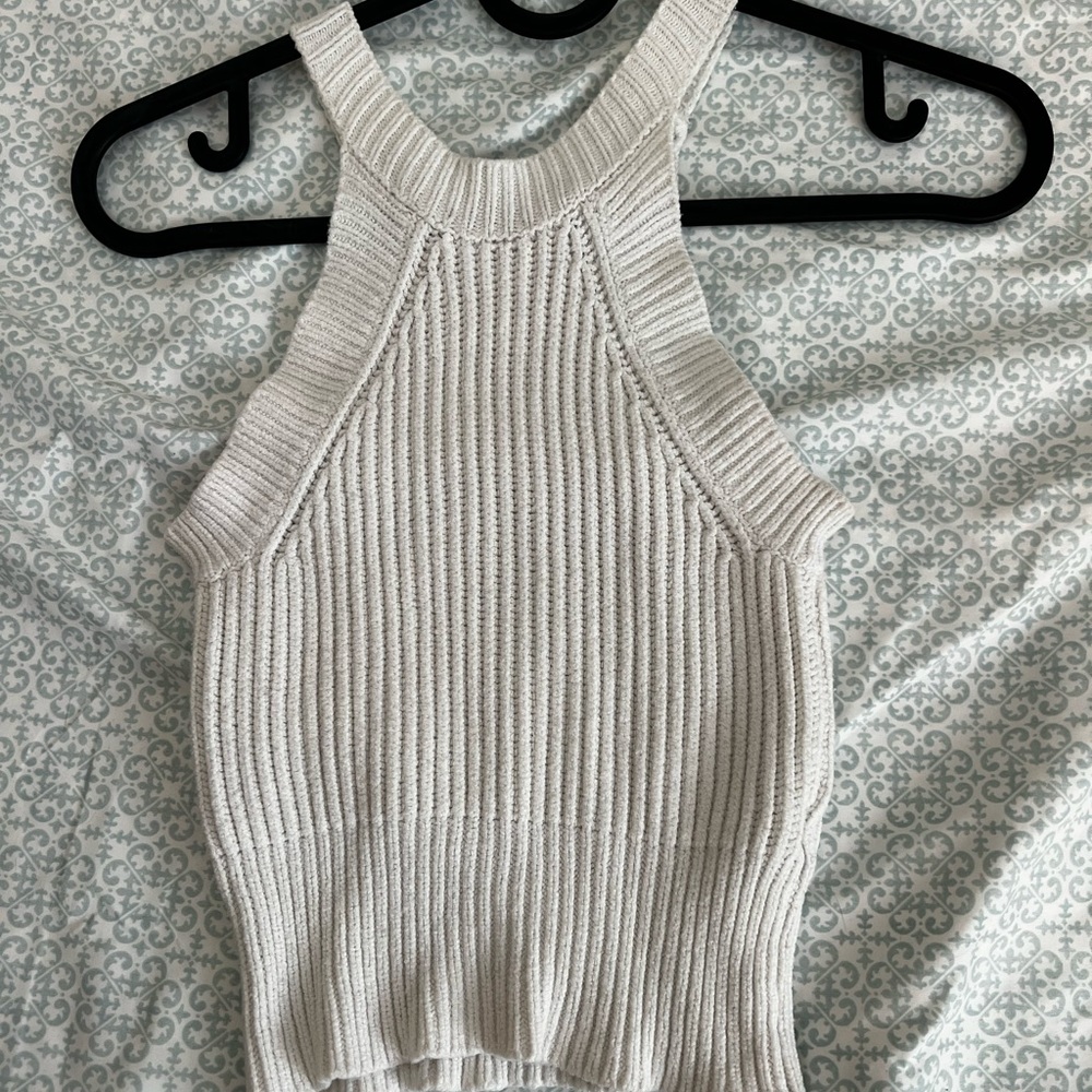 brandy melville knit crop top
